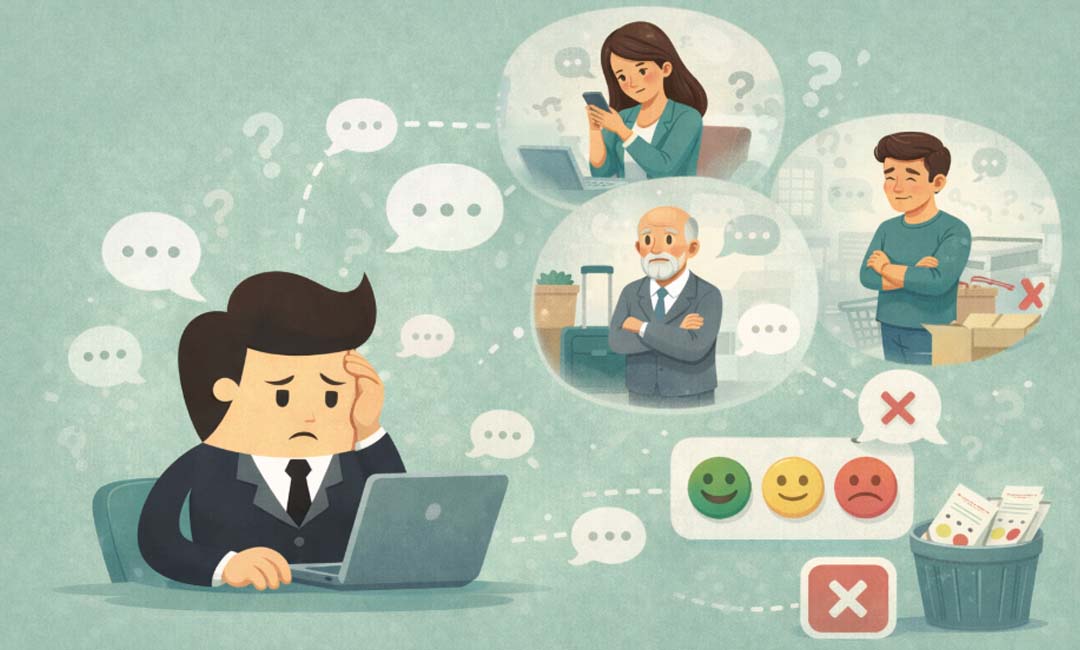 qué significa cuando nadie responde, consulta en people feedback happy or not